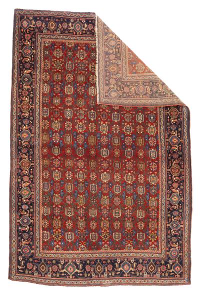 Antique Persian Halvai Bidjar Rug 410 x 73 