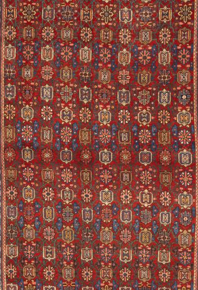 Antique Persian Halvai Bidjar Rug 410 x 73 
