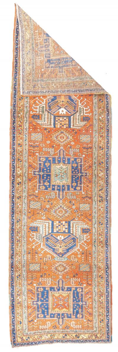 Antique Persian Heriz Long Rug 3 x 10 