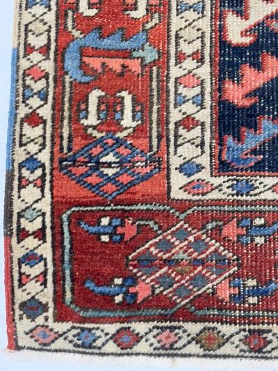 Antique Persian Heriz Rug 3 3 x 4 6 