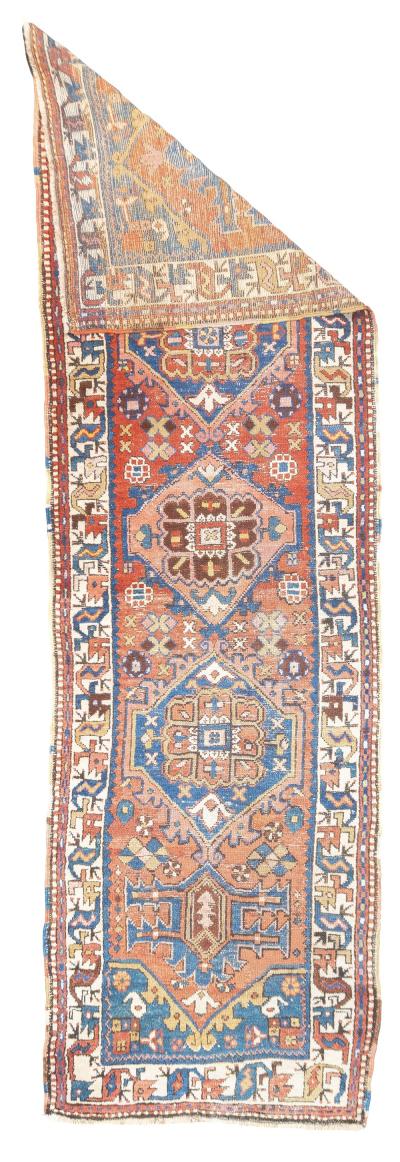 Antique Persian Heriz Rug 3 5 x 10 1 