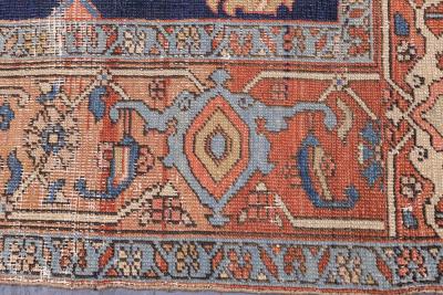 Antique Persian Heriz Rug 4 2 x 5 6 