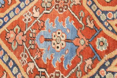 Antique Persian Heriz Rug 7 9 x 10 5 