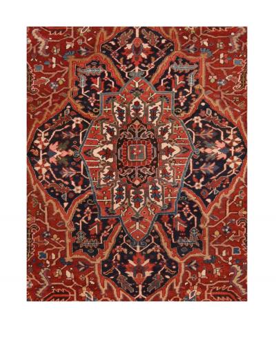 Antique Persian Heriz Rug 85 x 110
