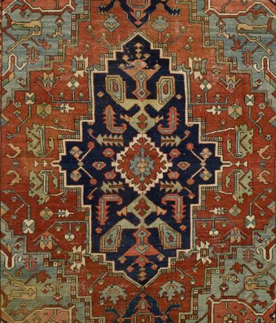 Antique Persian Heriz Rug 85 x 1110 