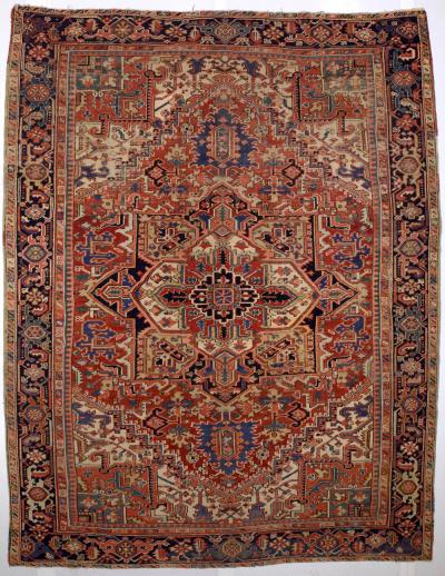 Antique Persian Heriz Rug 86 x 111 