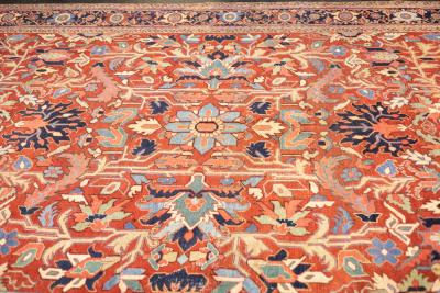 Antique Persian Heriz Rug 9 8 x 12 5 