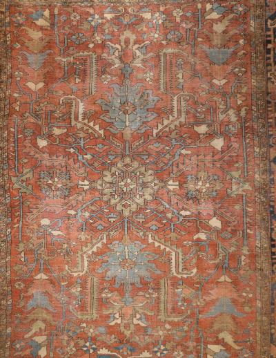Antique Persian Heriz Rug 9 9 x 11 10 
