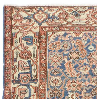 Antique Persian Heriz Serapi Rug 4 5 x 5 7 