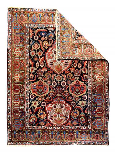 Antique Persian Heriz Serapi Rug 410 x 65 