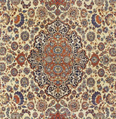 Antique Persian Isfahan Rug 10 0 x 15 2 