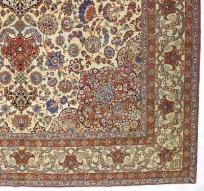 Antique Persian Isfahan Rug 10 0 x 15 2 