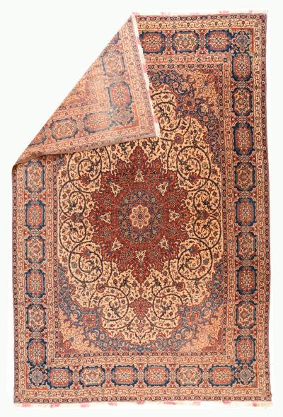 Antique Persian Isfahan Rug 110 x 160