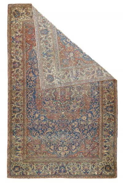 Antique Persian Isfahan Rug 4 2 x 6 7 