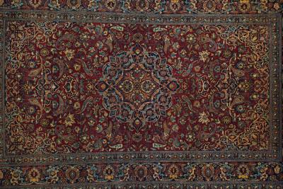 Antique Persian Isfahan Rug 4 4 x 7 2 