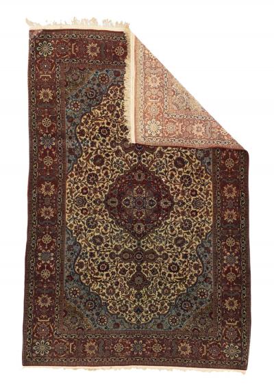 Antique Persian Isfahan Rug 44 x 66 