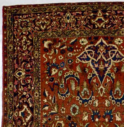 Antique Persian Isfahan Rug 46 x 7 x 3 