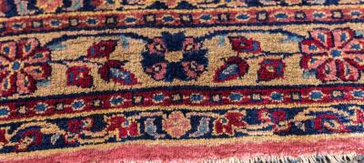 Antique Persian Kashan Rug 21 x 50 