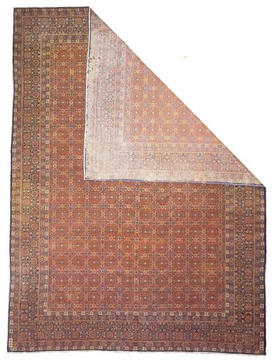 Antique Persian Kashan Rug 7 10 x 10 8 