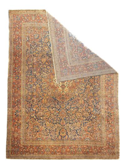 Antique Persian Kashan Rug 8 5 x 11 4 
