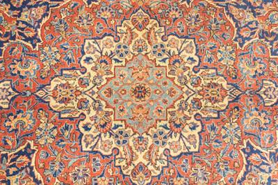 Antique Persian Kashan Rug 8 8 x 11 4 