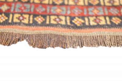 Antique Persian Khamseh Rug 4 3 x 6 4 