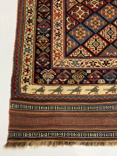 Antique Persian Khamseh Rug 49 x 86 
