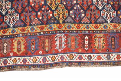 Antique Persian Khamseh Rug 53 x 96