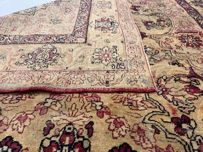 Antique Persian Lavar Kerman Rug 4 2 x 6 6 