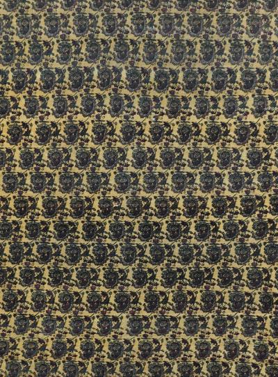 Antique Persian Lavar Kerman Rug 42 x 64