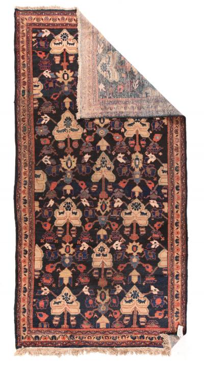 Antique Persian Mahal Rug 5 3 x 10 3 