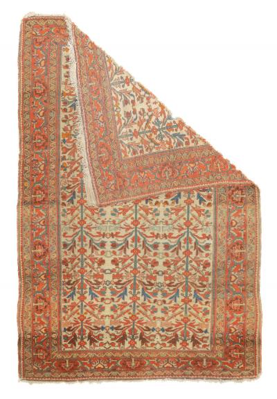 Antique Persian Malayer Rug 4 4 x 6 8 