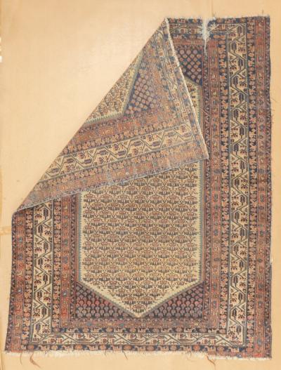 Antique Persian Malayer Rug 5 0 x 6 5 