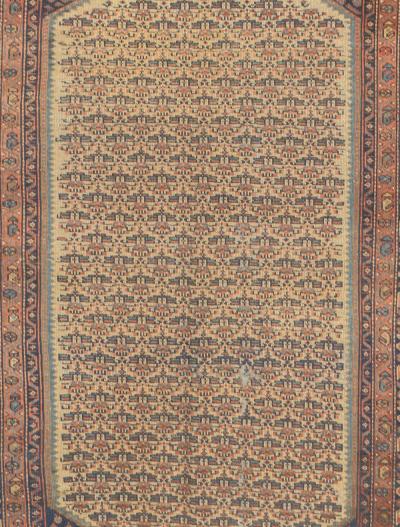 Antique Persian Malayer Rug 5 0 x 6 5 
