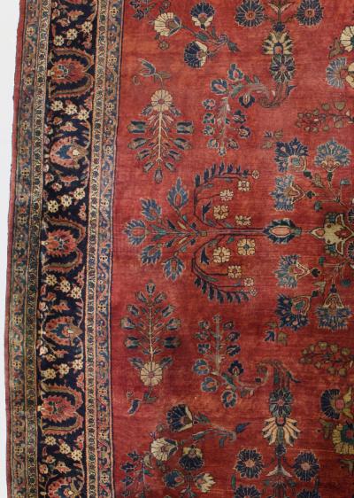 Antique Persian Mohajeran Sarouk Rug 106 x 150 