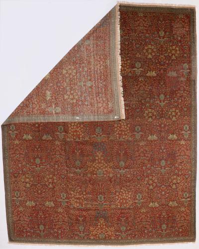 Antique Persian Mohtasham Kashan Rug 10 5 x 13 1 