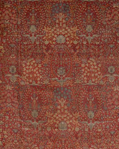 Antique Persian Mohtasham Kashan Rug 10 5 x 13 1 