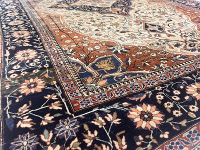 Antique Persian Mohtasham Kashan Rug 4 2 x 6 5 