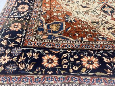 Antique Persian Mohtasham Kashan Rug 4 2 x 6 5 