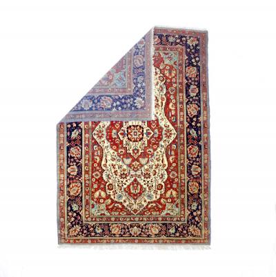 Antique Persian Mohtasham Kashan Rug 4 5 x 6 9 