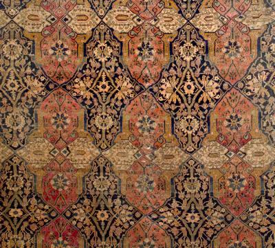 Antique Persian Mohtasham Kashan Rug 92 x 125 