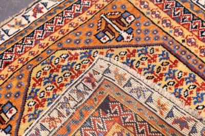 Antique Persian Qashqai Mat 17 x 17 