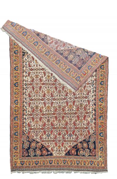 Antique Persian Qashqai Rug 4 3 x 7 2 