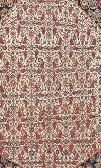 Antique Persian Qashqai Rug 4 3 x 7 2 