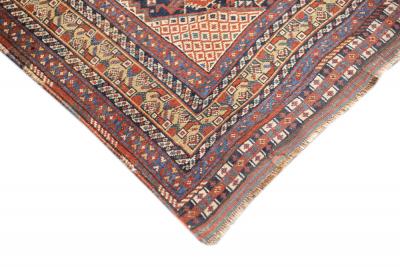 Antique Persian Qashqai Rug 4 9 x 6 4 