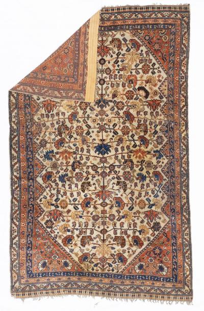 Antique Persian Qashqai Rug 4 x 0 x 6 x 6