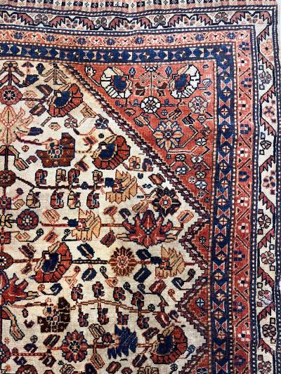 Antique Persian Qashqai Rug 4 x 0 x 6 x 6