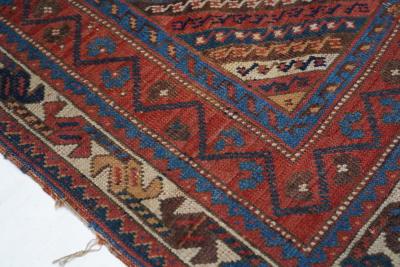 Antique Persian Qashqai Rug 47 x 96 