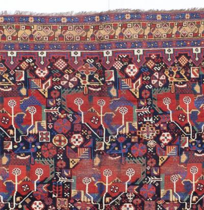 Antique Persian Qashqai Rug 5 3 x 7 1 