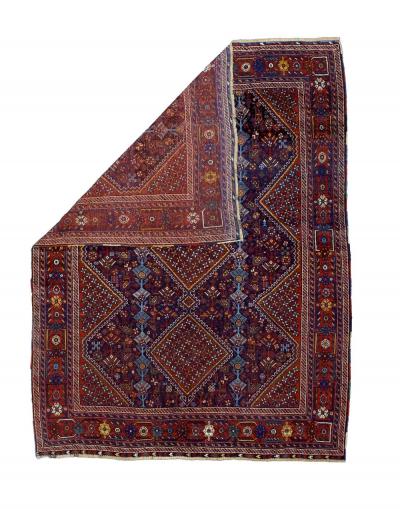 Antique Persian Qashqai Rug 5 x 4 x 7 x 1